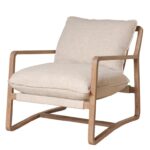 BEIGE ARMCHAIR - 77 X 75 X 89 cm