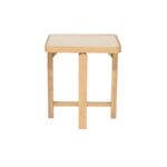 BEIGE SIDE TABLE 40x40x45 cm