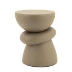 BROWN SIDE TABLE  35x35x47 cm