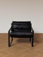 IRON AND LEATHER ARMCHAIR - 85 X 79 X 102 cm  - Image 3