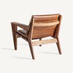 LEATHER ARMCHAIR - 74 X 76 X 78 cm - Image 3