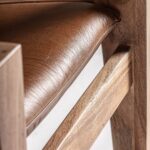 LEATHER ARMCHAIR - 74 X 76 X 78 cm - Image 5