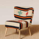 PRINTED ARMCHAIR - 76 X 64 X 74 cm 