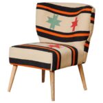 PRINTED ARMCHAIR - 76 X 64 X 74 cm 