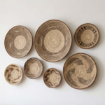 DECORATIVE PATTERNED WALL PLATTER - VARIOUS SIZES