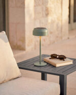 GRAY SOLAR TABLE LAMP - 13 x  30 cm - Image 2