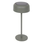GRAY SOLAR TABLE LAMP - 13 x  30 cm