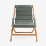 OUTDOOR WOODEN DECK CHAIR - GREEN