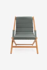 OUTDOOR WOODEN DECK CHAIR - GREEN