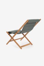 OUTDOOR WOODEN DECK CHAIR - GREEN - Image 3