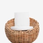 1 SEATER ROUND CHAIR - 100 x 88 x 71